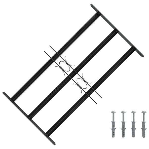 291427 - VIDAXL Grilë Sigurie për Dritare 75.5 x 45 cm Çelik i Galvanizuar