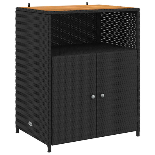 334369 - VIDAXL Dollap i Zi 70 x 50 x 87 cm Poliester dhe Roly Ratten