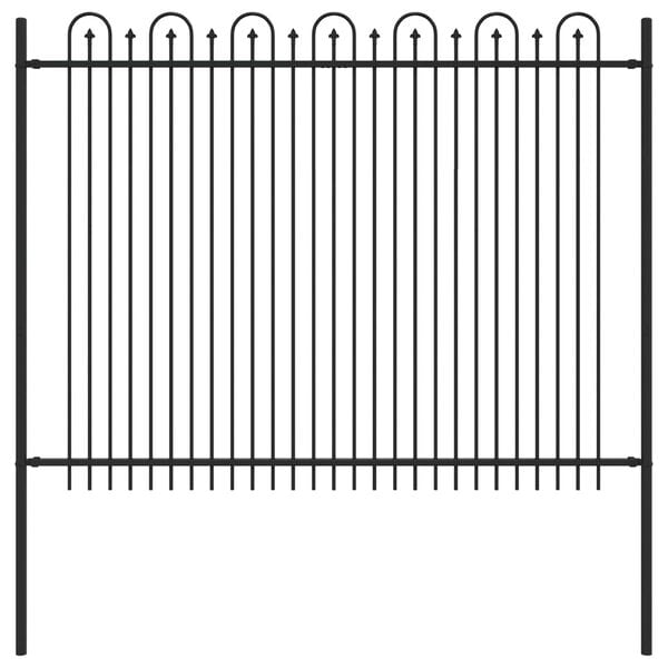 291445 - VIDAXL Gardh Harku me Thumba DRONTEN 200 x 200 cm Çelik i Zi i Lyer me Pluhur