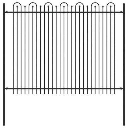 291445 - VIDAXL Gardh Harku me Thumba DRONTEN 200 x 200 cm Çelik i Zi i Lyer me Pluhur