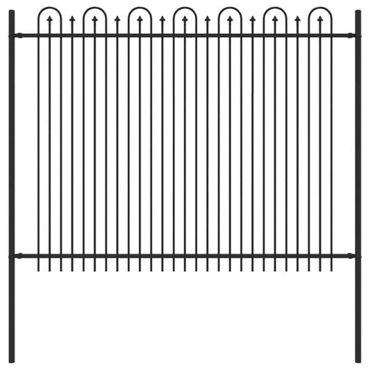 291445 - VIDAXL Gardh Harku me Thumba DRONTEN 200 x 200 cm Çelik i Zi i Lyer me Pluhur
