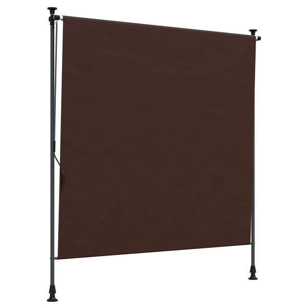 333457 - VIDAXL Perde me Rrotull për Jashtë, Ngjyrë Kafe 120 x 270 cm