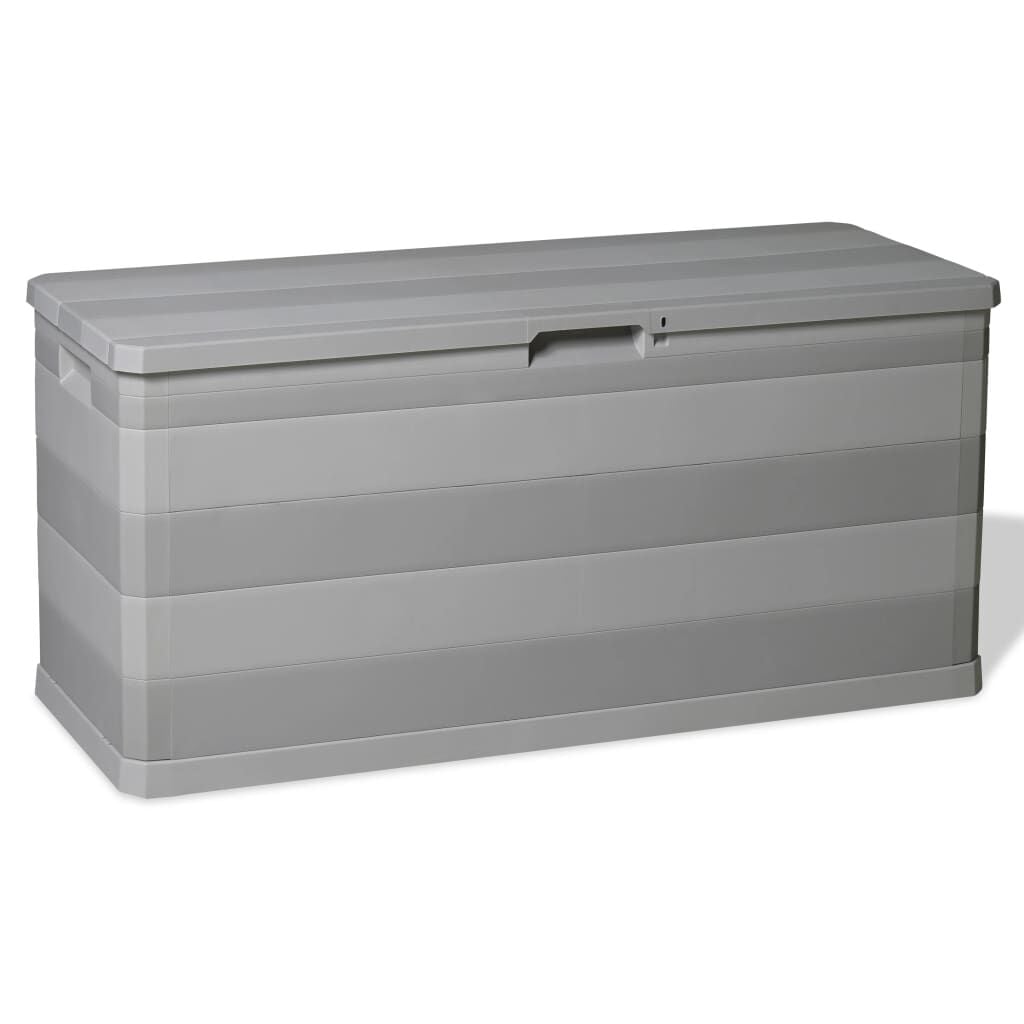 265412 - VIDAXL Kuti Ruajtjeje për Kopsht, Gri 117x45x56 cm