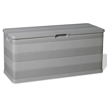 265412 - VIDAXL Kuti Ruajtjeje për Kopsht, Gri 117x45x56 cm