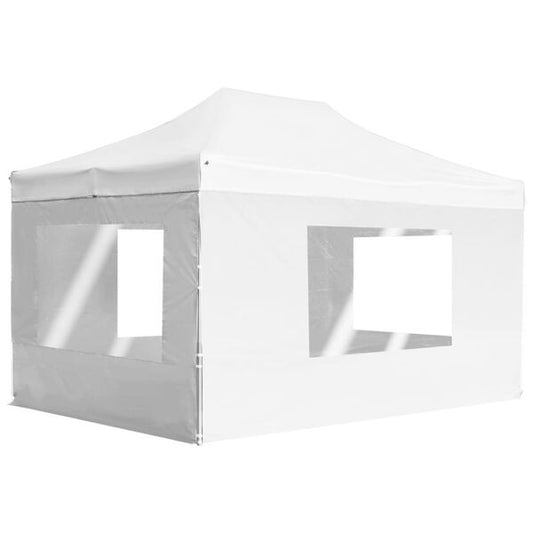 244775 - VIDAXL Tendë Profesionale për Festa e Palosshme me Mure Alumini 4,5x3 m e Bardhë