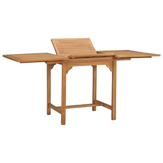 333483 - VidaXL Tavolinë Kopshti e Zgjatshme (110-160)x80x75 cm Dru Tiku i Fortë