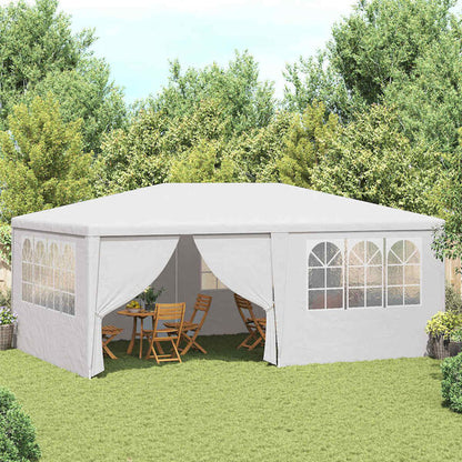 333487 - VIDAXL Tendë Profesionale për Festa me Mure Anësore 4x6 m E Bardhë 90 g/m²
