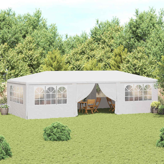 265435 - VIDAXL Tendë Profesionale për Festa me Mure Anësore 4x9 m E Bardhë 90 g/m²