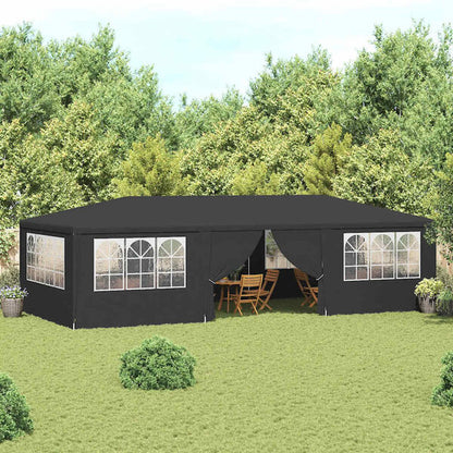 244793 - VIDAXL Tendë Profesionale për Festa me Mure Anësore 4x9 m Antracit 90 g/m²