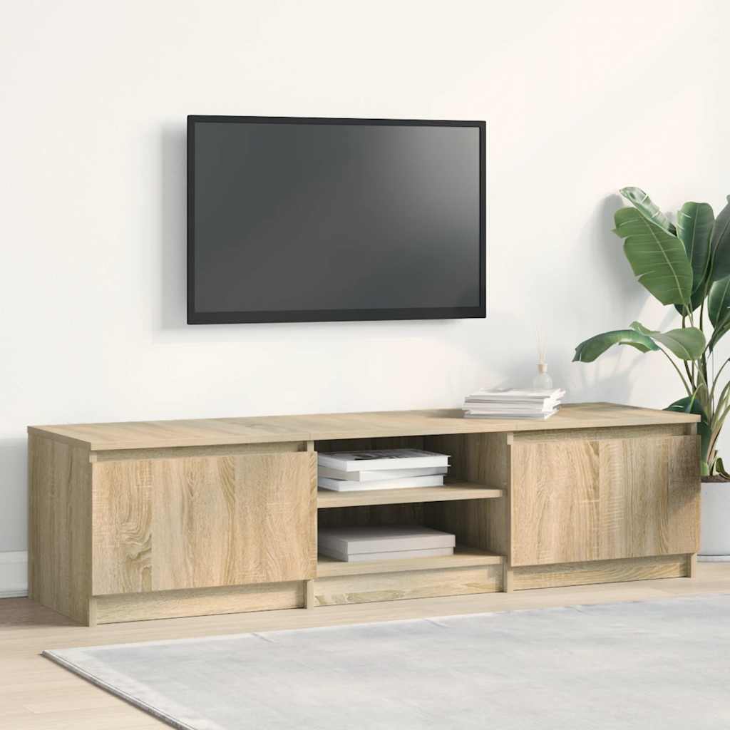 270006 - vidaXL Komodë për TV në Ngjyrë Sonoma Oak, 140x40x35.5 cm