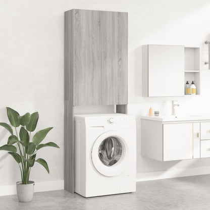 280523 - VIDAXL Dollap Lavatrice Gri Sonoma 64x25,5x190 cm