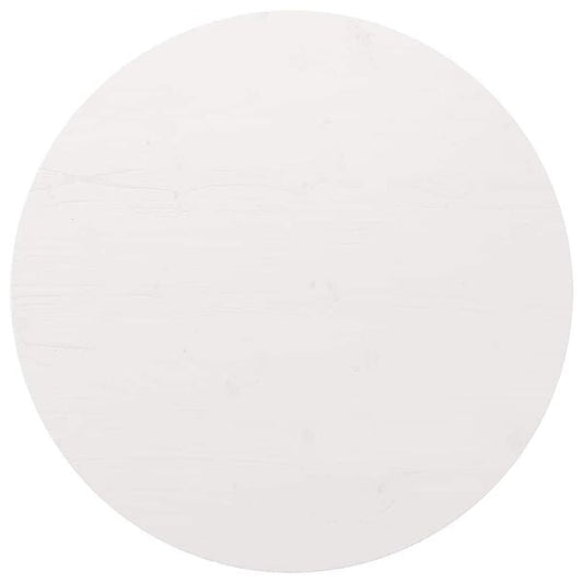 291530 - VIDA XL Sipërfaqe Tavoline e Bardhë Ø90x2,5 cm Dru Pishe i Fortë