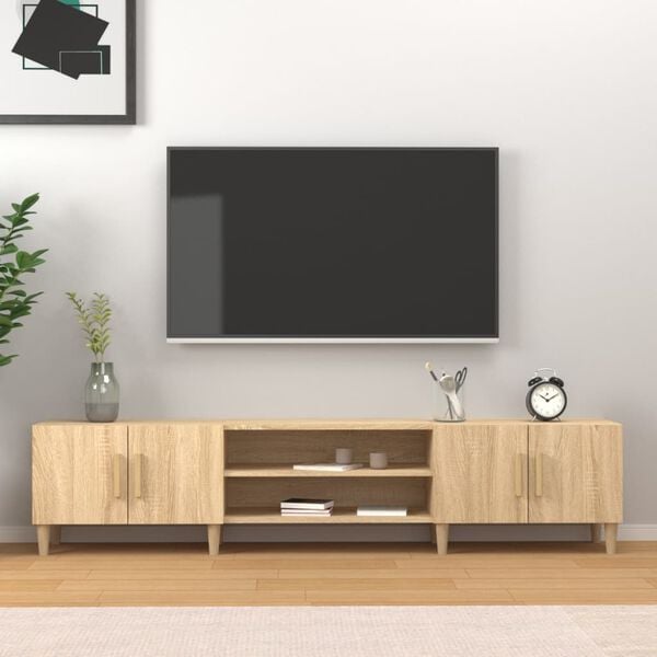 291532 - VIDA XL Kabinet TV Sonoma Lisi 180x31,5x40 cm Dru i Inxhinieruar