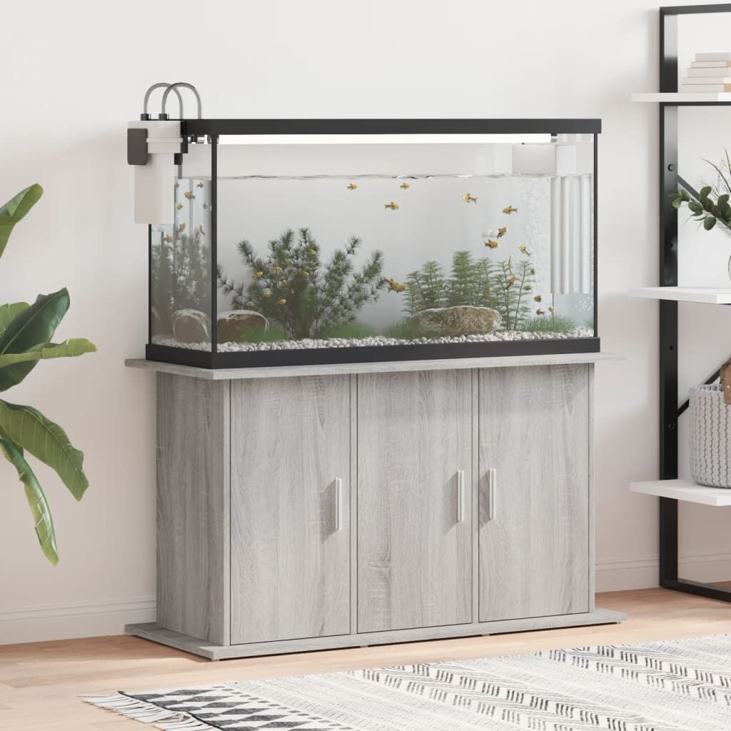280551 - VIDAXL Stand Akuariumi Gri Sonoma 101x41x58 cm Dru i Inxhinieruar