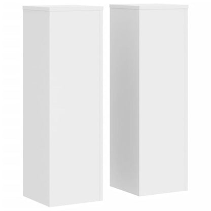 334492 - VIDAXL Mbajtëse Bimësh 2 copë të Bardha 25x25x80 cm Dru i Inxhinieruar