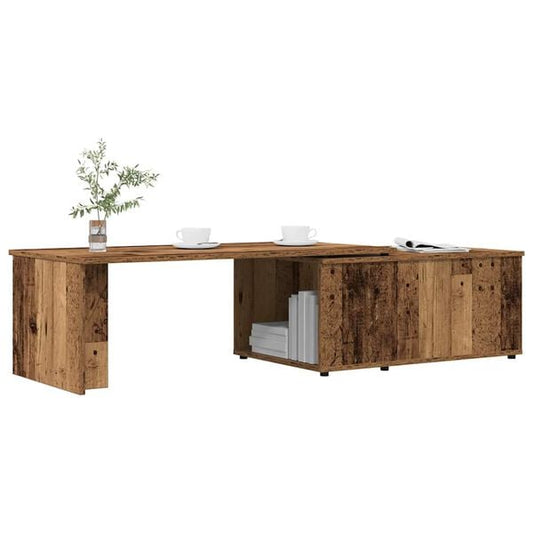 291566 - VIDA XL Tavolinë kafeje prej druri të vjetër 150x50x35 cm