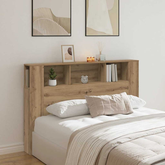 280590 - VIDAXL Dollap me Kokë Kreu, Ngjyrë Lisi Artizanal 160x18,5x103,5 cm Dru i Inxhinieruar