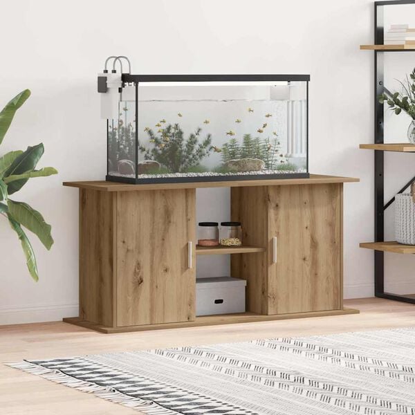 291574 - VIDA XL Stand Akuariumi Artizanal Lisi 121x41x58 cm Dru i Inxhinieruar