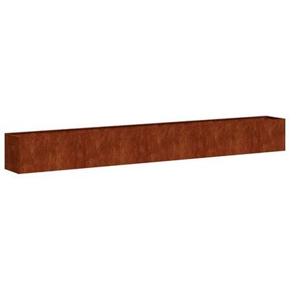 291587 - VIDAXL Vazo e ndryshkur 360x40x40 cm Çelik i Rezistent ndaj Motit