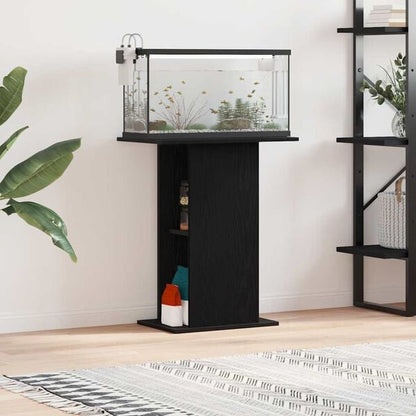 291596 - VIDAXL Stand Akuariumi Lisi i Zi 60,5x36x72,5 cm Dru i Inxhinieruar