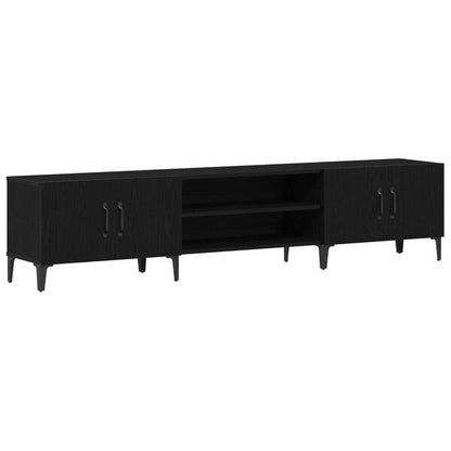291599 - VIDAXL Kabinet TV Lisi i Zi 180x31,5x40 cm Dru i Inxhinieruar