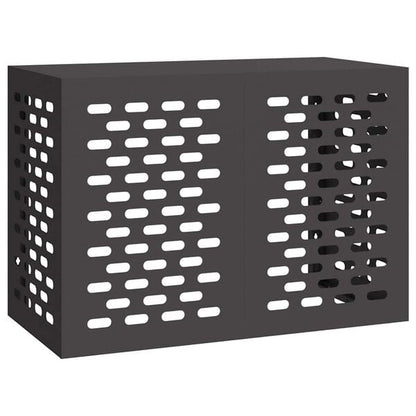 334518 - VIDAXL Mbulesë kondicioneri e zezë 100 x 50 x 70 cm çelik i galvanizuar