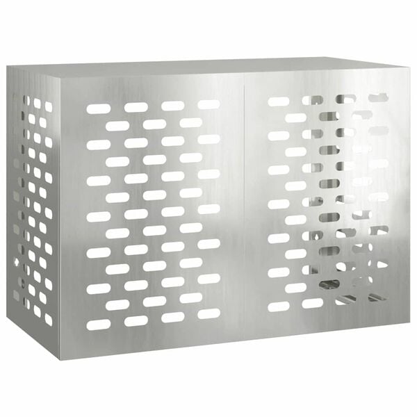 291606 - Mbulesë kondicioneri VIDA XL, Ngjyrë argjendi 100 x 50 x 70 cm, Çelik i galvanizuar