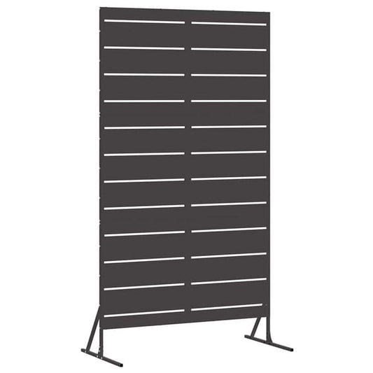 334522 - VIDAXL Ekran privatësie 100 x 50 x 180 cm, ngjyrë çeliku e zezë