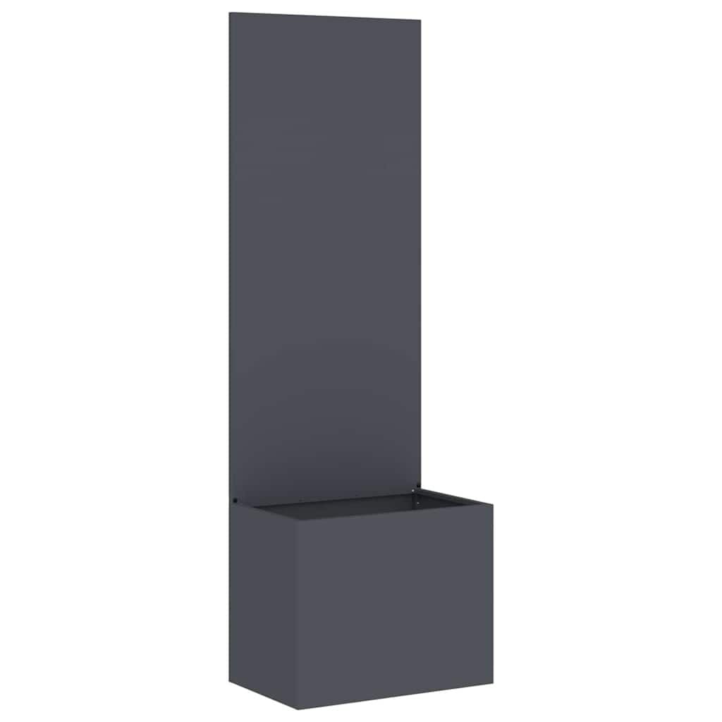 265598 - vidaXL Ekran Privatësie për Kopsht, Antracit 50 x 150 cm, Çelik