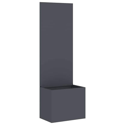 265598 - vidaXL Ekran Privatësie për Kopsht, Antracit 50 x 150 cm, Çelik