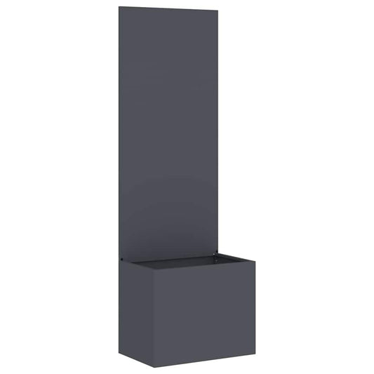 265598 - vidaXL Ekran Privatësie për Kopsht, Antracit 50 x 150 cm, Çelik