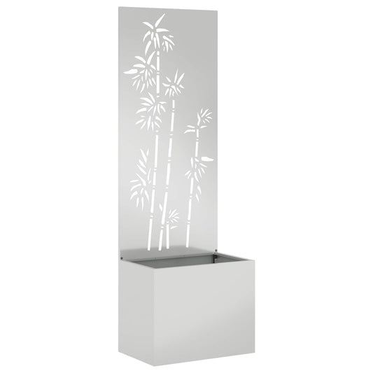 265599 - vidaXL Mbrojtëse për Privatësi Kopshti, Ngjyrë Argjendi 50 x 150 cm, Çelik i Galvanizuar