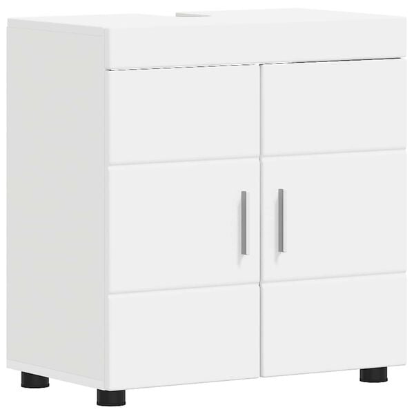 334551 - VIDAXL Set Dollapësh Banjo TULUM i Bardhë, 60 x 34 x 63 cm