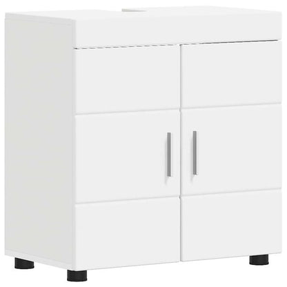 334551 - VIDAXL Set Dollapësh Banjo TULUM i Bardhë, 60 x 34 x 63 cm
