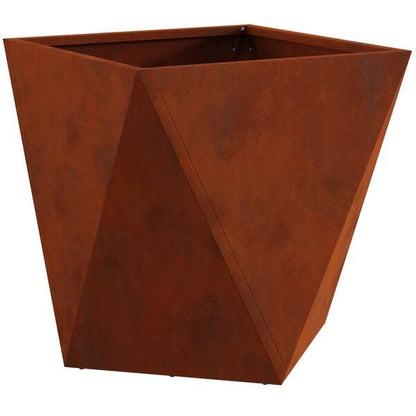 291635 - vidaXL Vazo e Vjetër 50 x 50 x 50 cm Çelik i Rezistent ndaj Motit