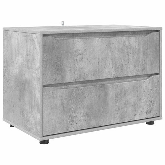 334567 - VIDA XL Dollap Ruajtjeje 80 x 48 x 57 cm Dru i Inxhinieruar, Beton Gri
