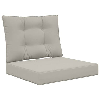 334579 - VIDA XL Jastëk Divani për Jashtë, Poliester, Gri, 60 x 50.5 cm