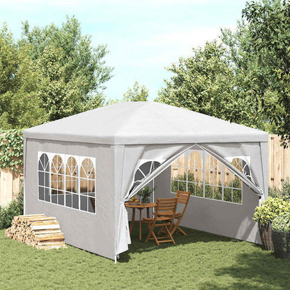 333385 - VIDAXL Tendë për festa, 3x4 m, e bardhë