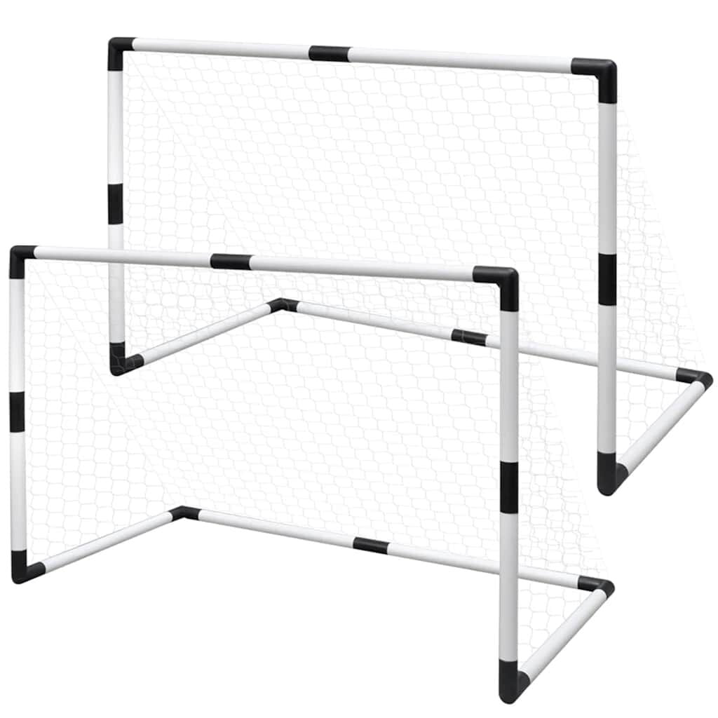 265627 - Set rrjetash për porta futbolli mini, 2 copë, për fëmijë, 91,5 x 48 x 61 cm