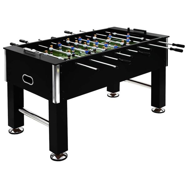 291650 - VIDA XL Tavolinë Futbolli Çelik 60 kg 140x74,5x87,5 cm E zezë
