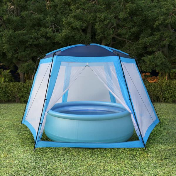 291651 - VIDA XL Tendë Pishine Pëlhurë 660x580x250 cm Blu