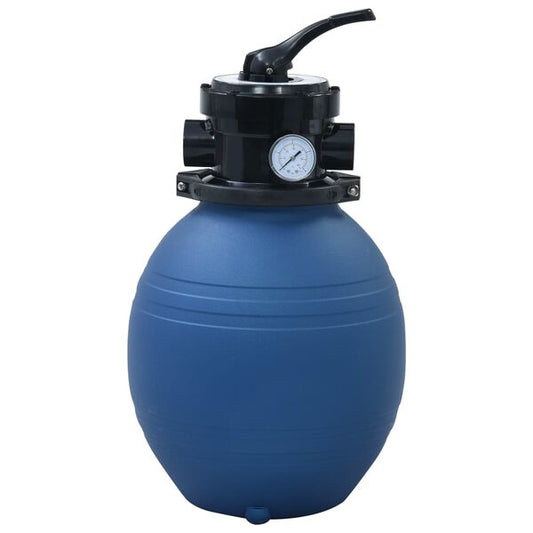 244933 - VIDA XL Filtër rëre për pishinë me valvul 4 pozicionesh Blu 300 mm
