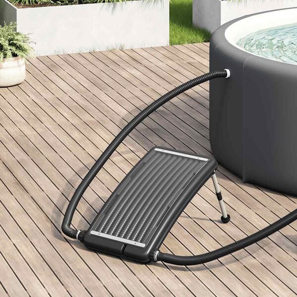 291653 - VIDA XL Panel Diellor për Ngrohje Pishine i Harkuar 72,5x46 cm