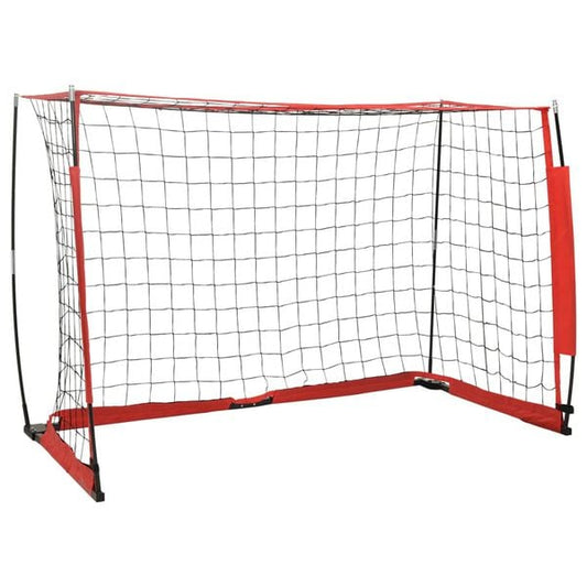 181815 - VIDAXL Portë Futbolli me Përmasa 184x91x124,5 cm, Materiali: Çelik, Modeli: 93374