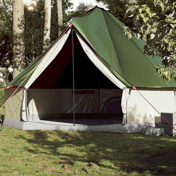 333597 - VidaXL Tendë familjare Tipi 10 personash, e gjelbër, e papërshkueshme nga uji
