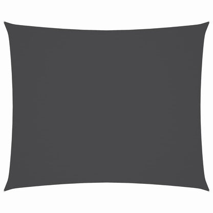 265005 - VIDAXL Tendë dielli me vela, prej pëlhure Oxford, drejtkëndëshe 3x4 m, antracit