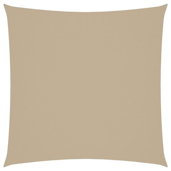 181645 - VIDAXL Tendë Dielli Katrore prej Pëlhure Oxford, Ngjyrë Bezhë, Madhësi 23.0x23.0'