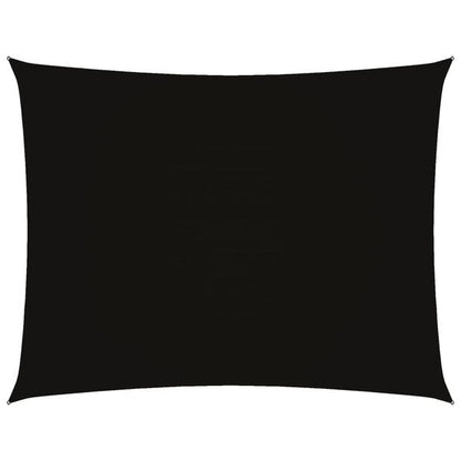 334011 - VIDA XL Tendë dielli me vela, drejtkëndëshe, prej pëlhure Oxford, 3x4,5 m, ngjyrë e zezë
