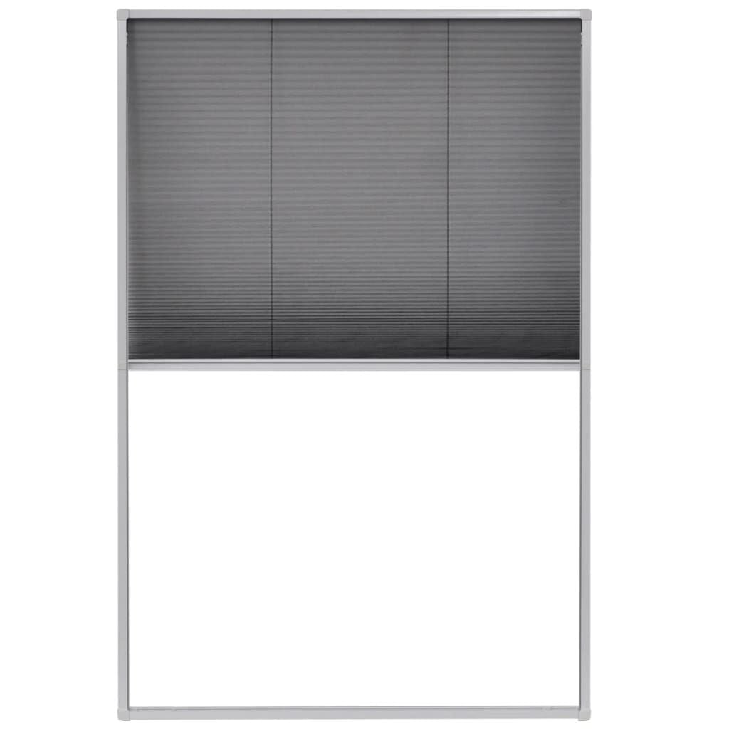 265008 - VIDAXL Rrjetë insektesh Plisse për dritare alumini 80x120 cm