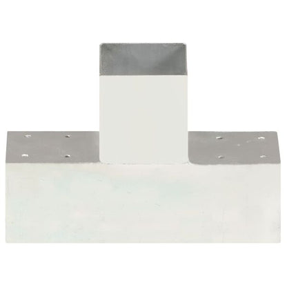 244325 - VIDAXL Lidhës Shtylle në Formë T Metal i Galvanizuar 91x91 mm